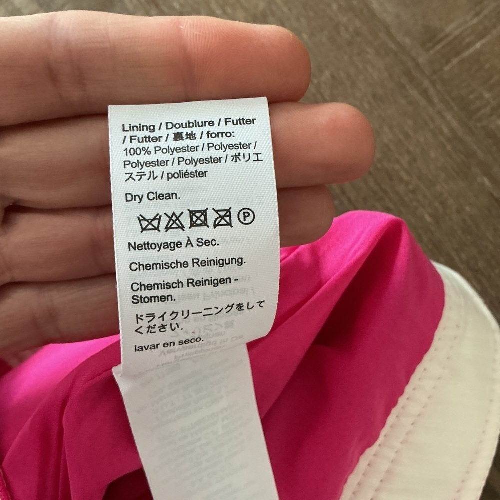 J.Crew Women’s Peyton Sailor Crop Pant Bright Pink Stretch Linen Size 6 - Picture 5 of 11